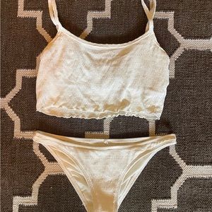 billabong bikini white size small